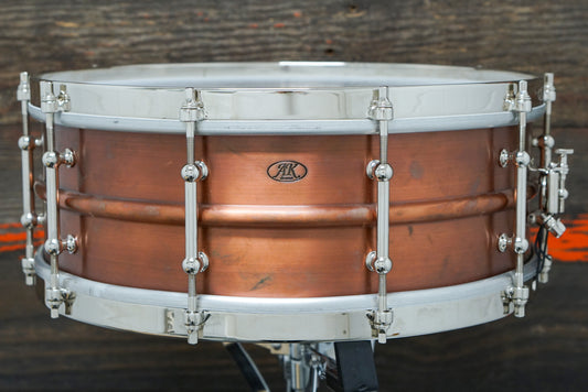 AK Drums 5.5x14" Brushed Copper Snare Drum