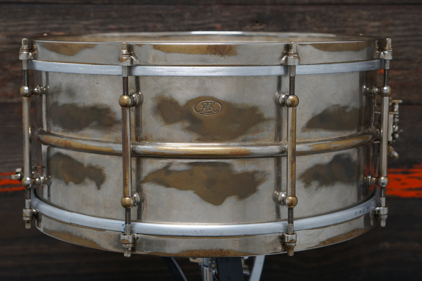 AK Drums 6.5x14" Nickel-Over-Brass Snare Drum