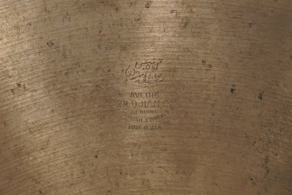 Zildjian 20" Avedis 1960s Ride Cymbal (Reworked) - 2063g