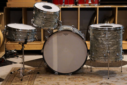 Slingerland 13/16/22/5.5x14" Gene Krupa Deluxe Outfit Drum Set - 1960s Light Blue Pearl