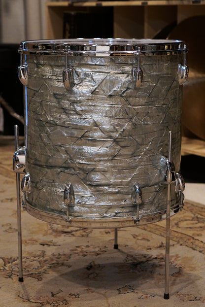 Slingerland 13/16/22/5.5x14" Gene Krupa Deluxe Outfit Drum Set - 1960s Light Blue Pearl