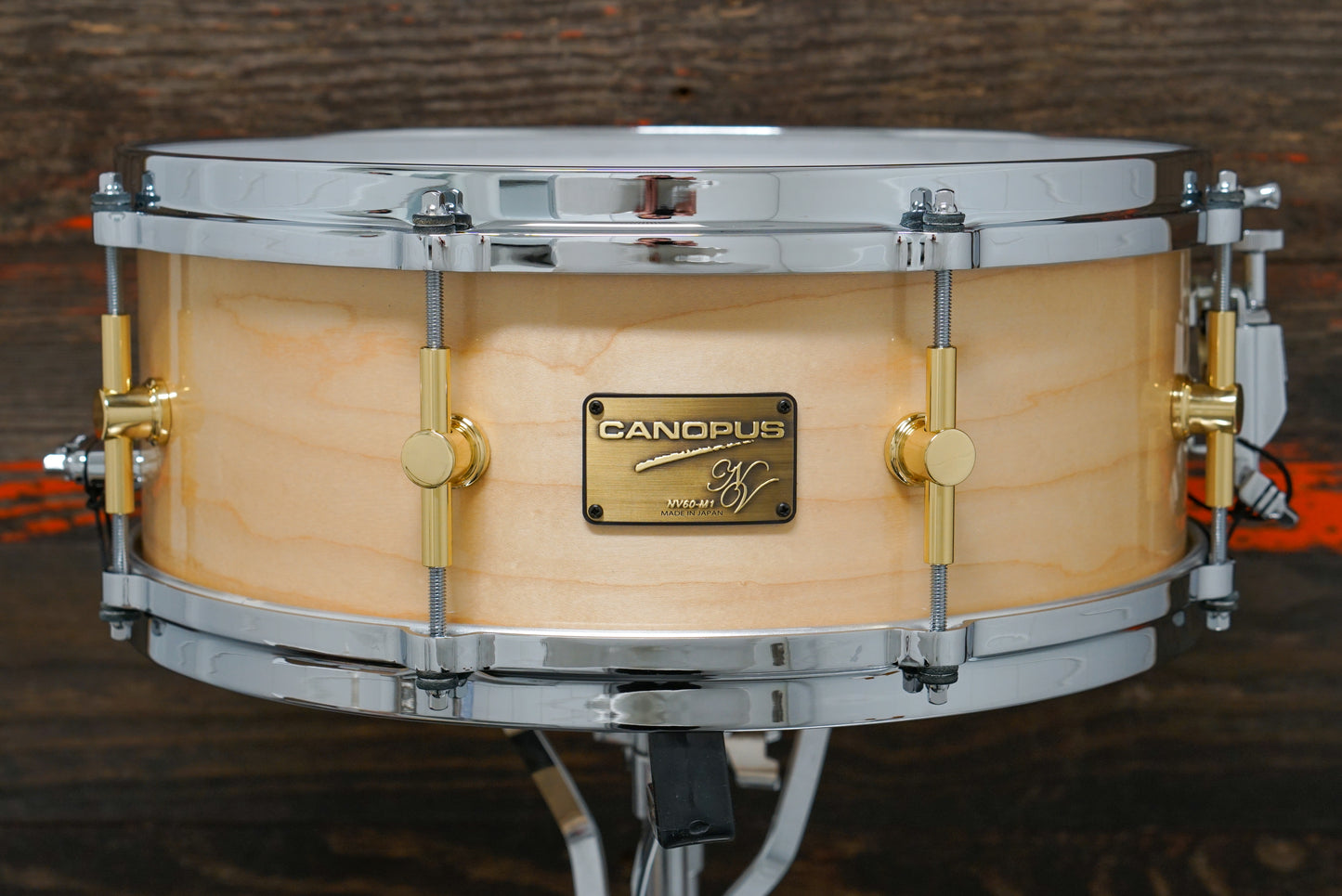 Canopus 5.5x14" NV60-M1 Snare Drum - Natural Maple Gloss