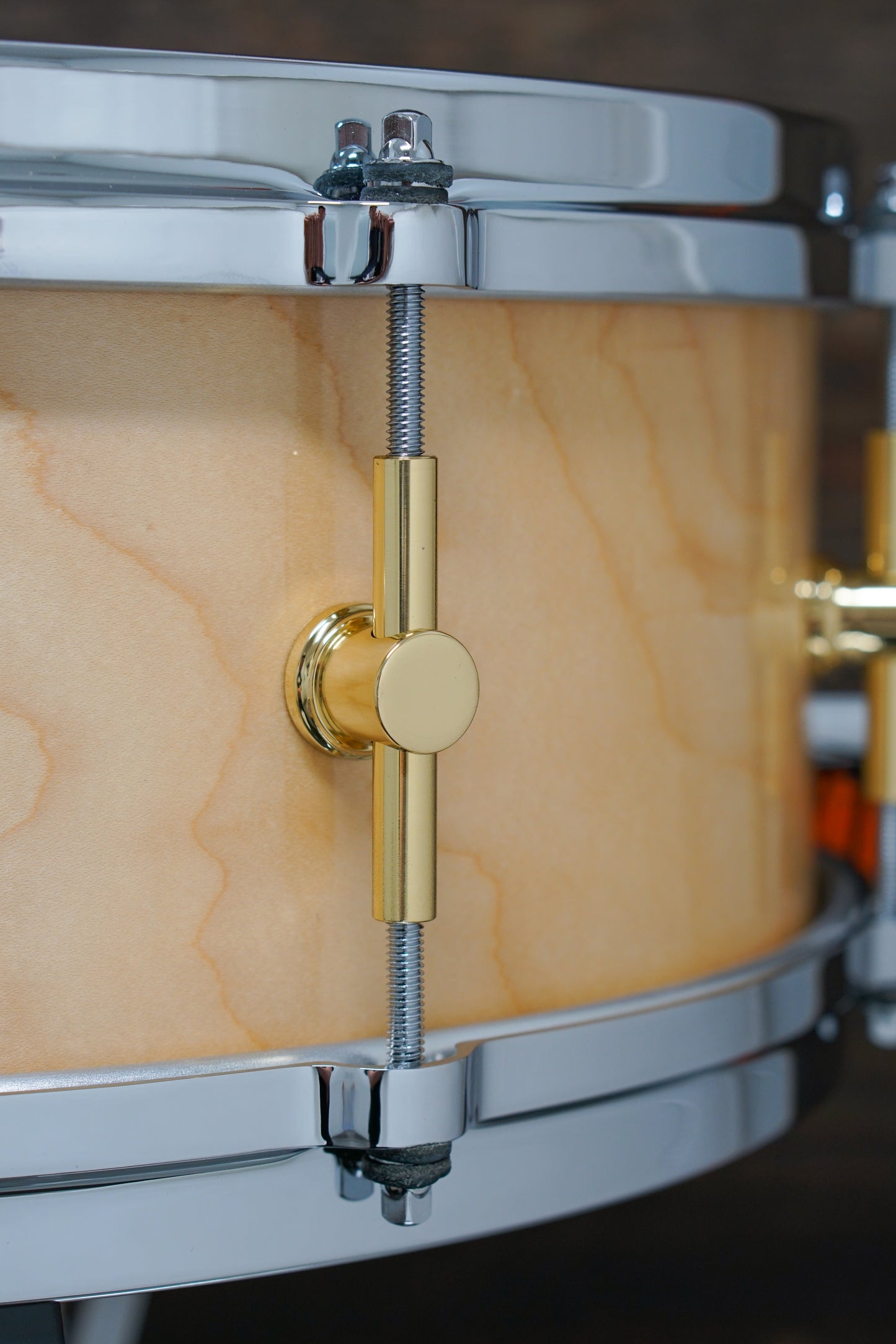 Canopus 5.5x14" NV60-M1 Snare Drum - Natural Maple Gloss
