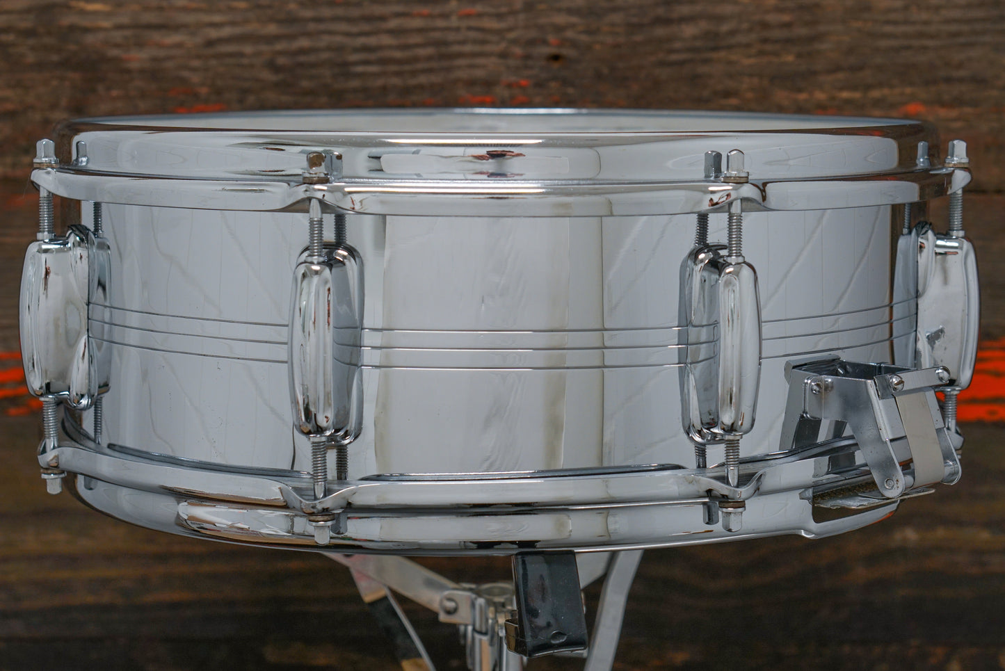 Slingerland 5x14" Gene Krupa Brass Sound King Snare Drum - 1960s SN 151071
