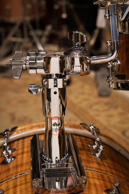 Craviotto 12/14/18" Private Reserve Burnt Curly Maple Drum Set w/Abalone Inlay