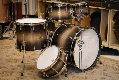 Gretsch 10/12/16/22/6.5x14" Limited Edition 140th Anniversary Drum Set - Ebony Stardust