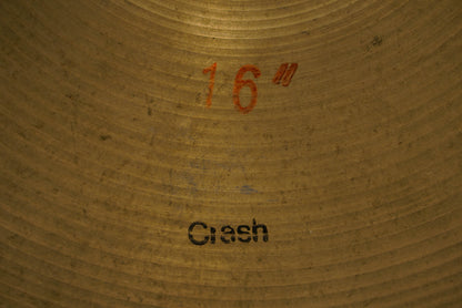 UFIP 16" Crash Cymbal - 1026g