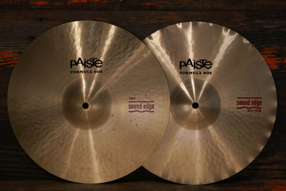 Paiste 14" Formula 602 Sound Edge Hi-Hat Cymbals - 832/1004g