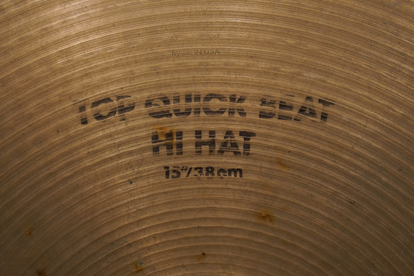 Zildjian 15" Avedis 1980s Quick Beat Hi-Hat Cymbals - 1528/1670g