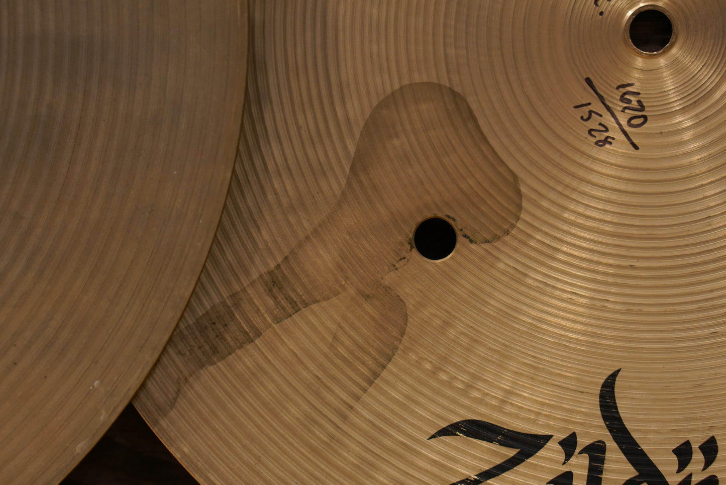 Zildjian 15" Avedis 1980s Quick Beat Hi-Hat Cymbals - 1528/1670g