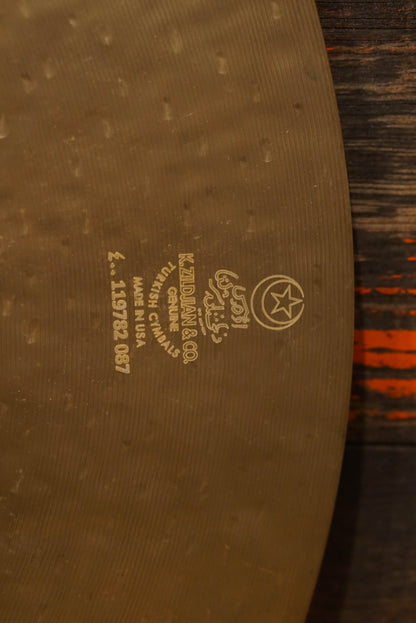 Zildjian 22" K. Custom Dark Ride Cymbal - 2804g
