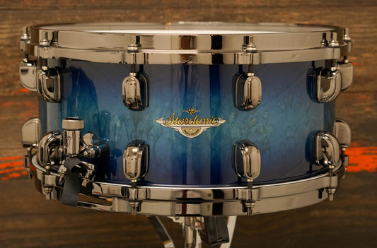 Tama 6.5x14" Starclassic Maple Snare Drum - Molten Electric Blue Burst