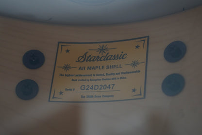 Tama 6.5x14" Starclassic Maple Snare Drum - Molten Electric Blue Burst