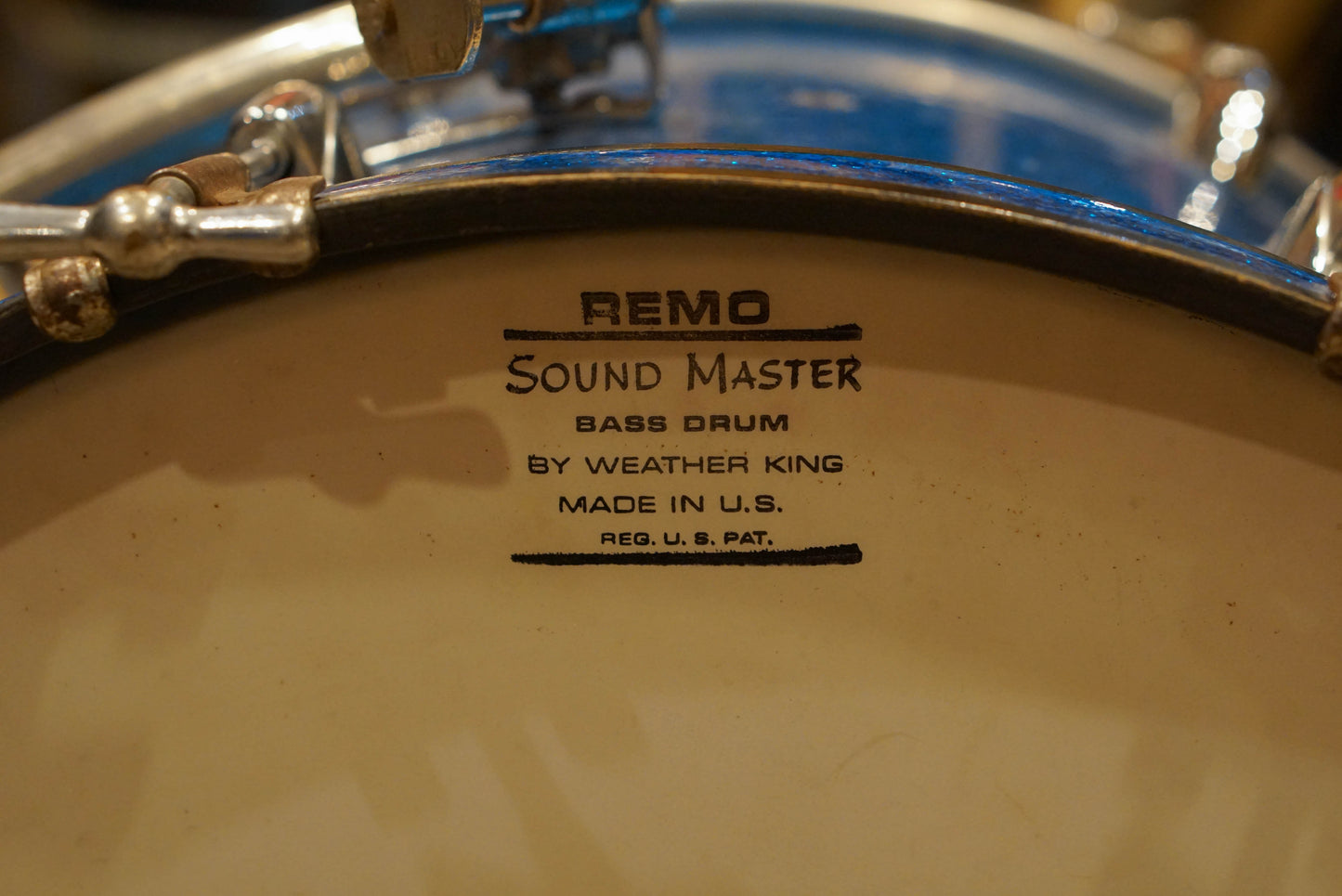 Gretsch 12/16/20" Round Badge 1960s Drum Set - Blue Sparkle