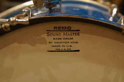 Gretsch 12/16/20" Round Badge 1960s Drum Set - Blue Sparkle