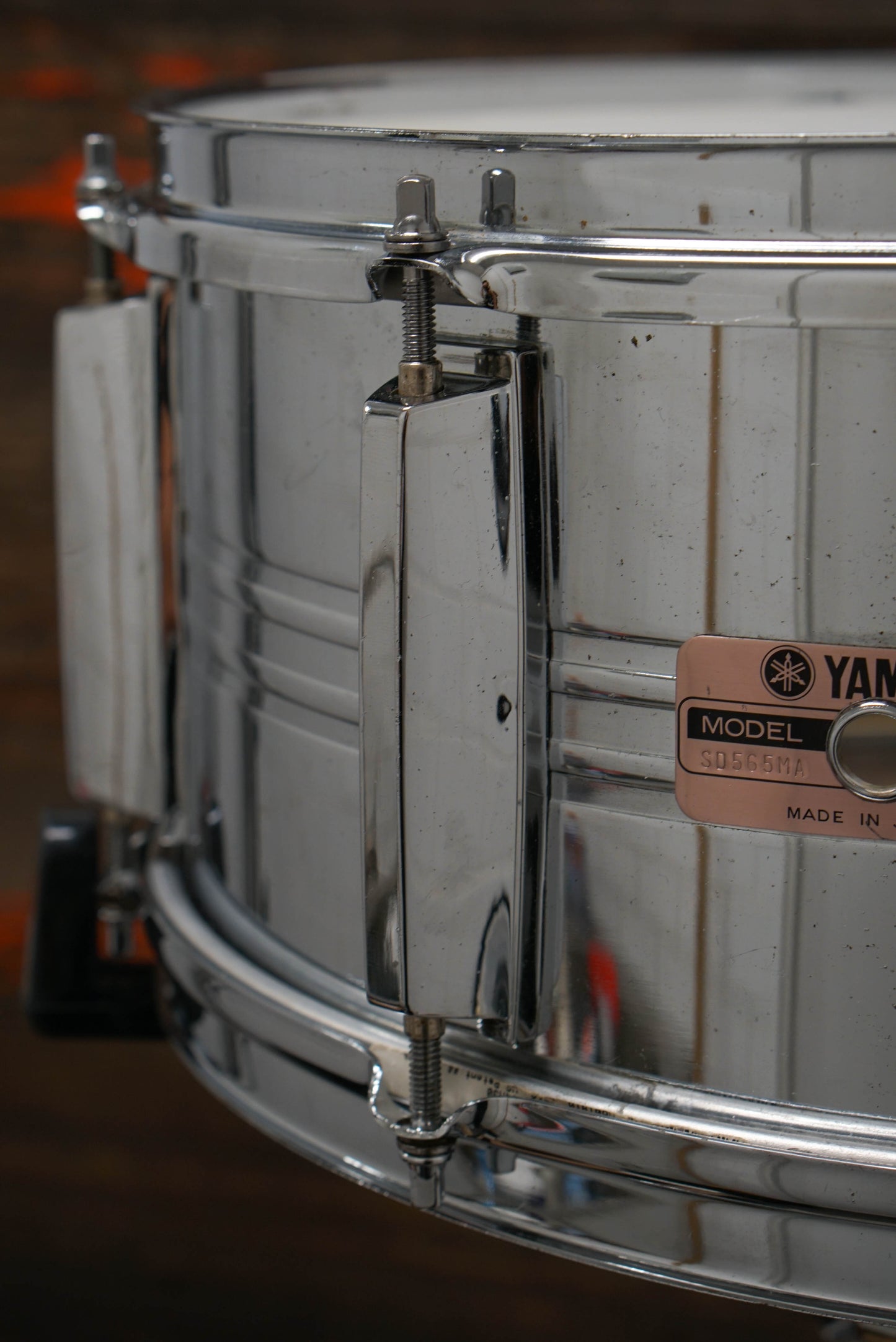 Yamaha 6.5x14 1980s Steel 8-Lug Snare Drum