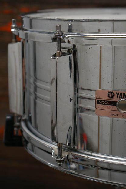 Yamaha 6.5x14 1980s Steel 8-Lug Snare Drum