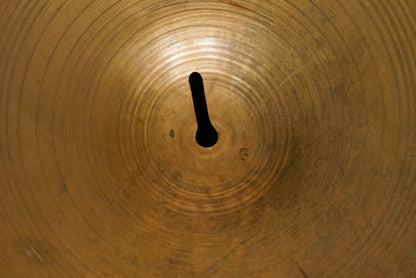 Zildjian 19" Avedis 1950s "Mousey Alexander" Sizzle Cymbal w/ 1958 Zildjian Catalog
