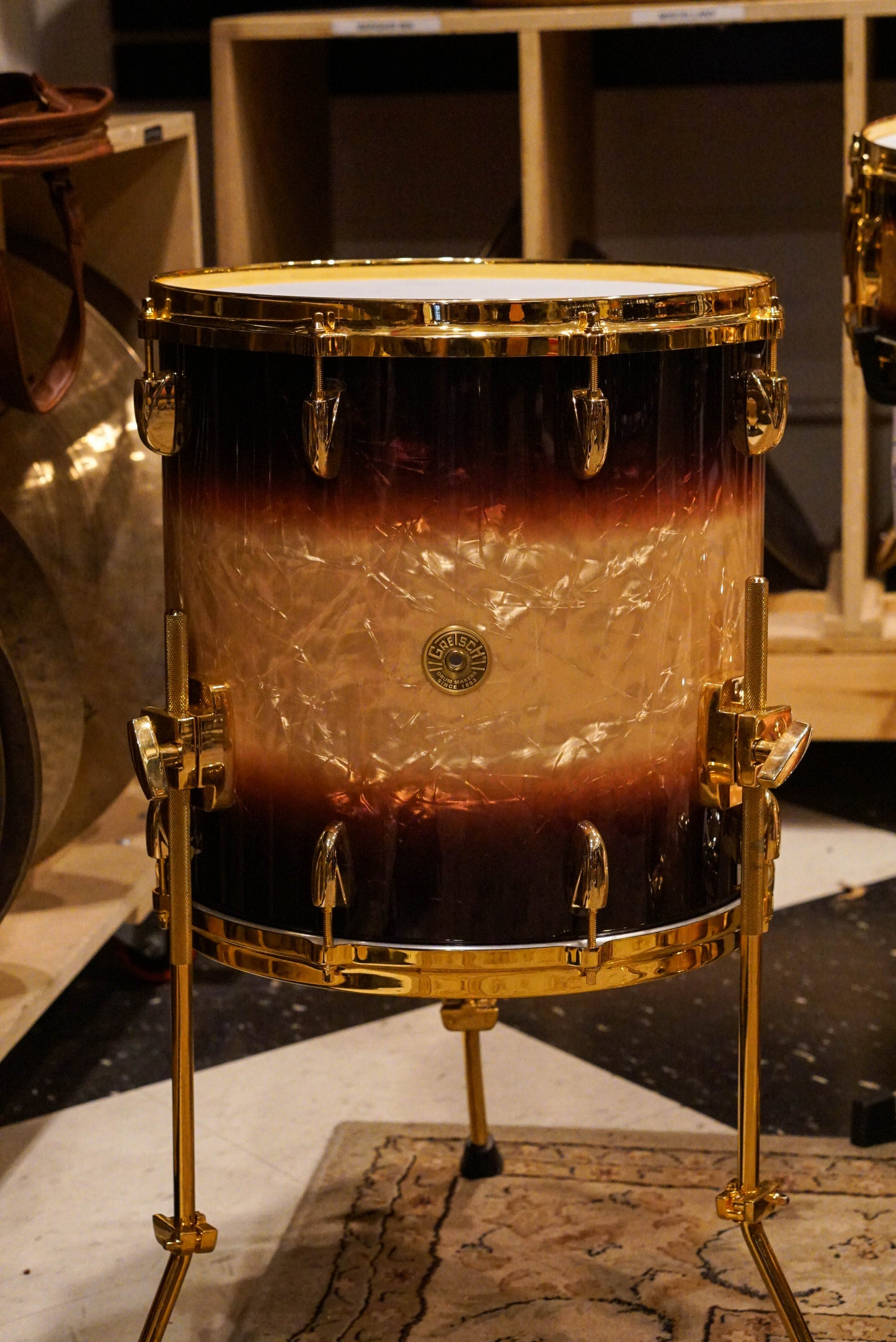 Gretsch USA Custom 12/14/16/5.5x14" - Espresso Burst w/ Gold Hardware