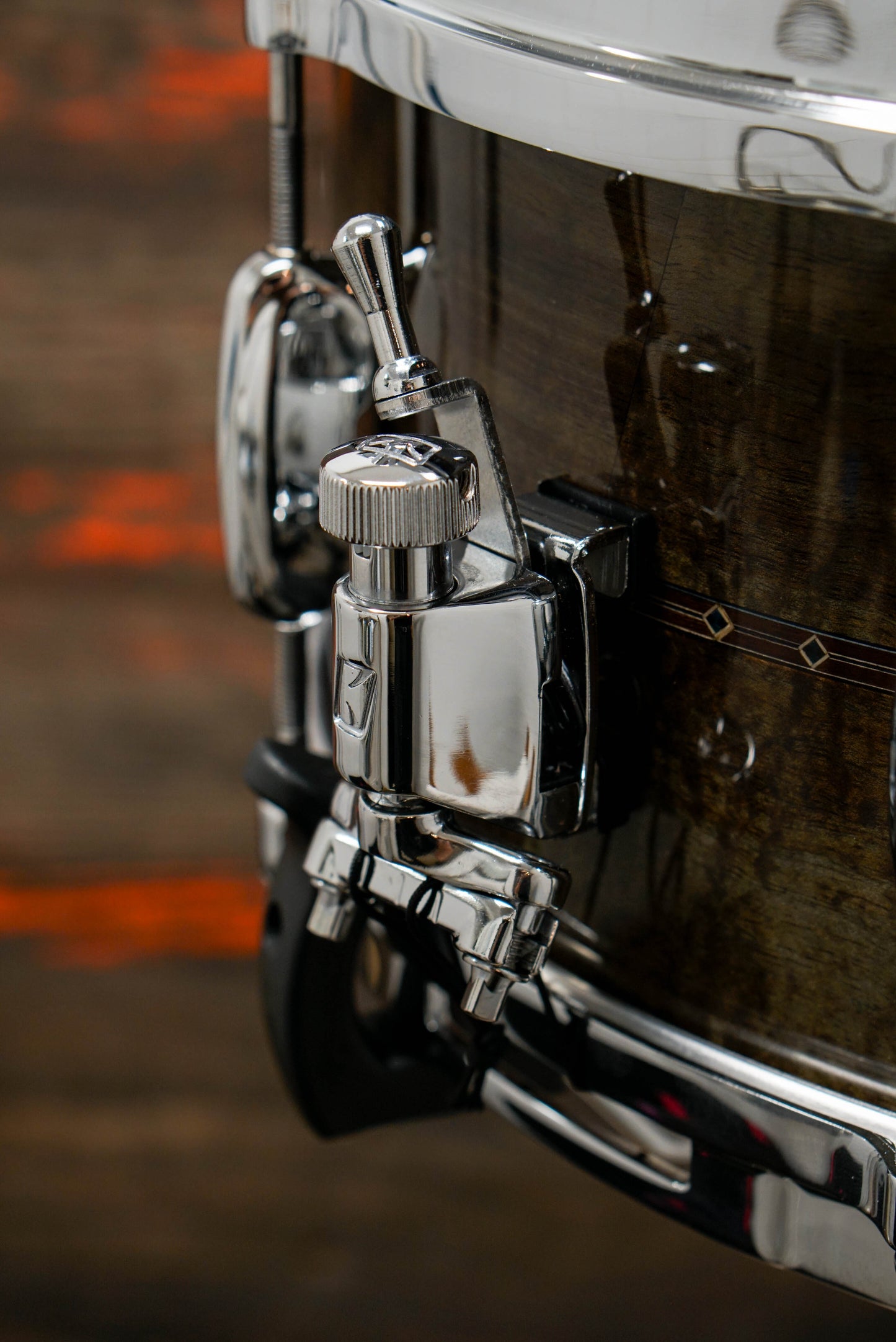 Tama 6.5x14" Star Bubinga Snare Drum - Pewter Blue Australian Acacia