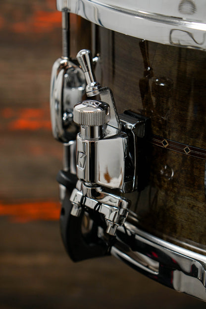 Tama 6.5x14" Star Bubinga Snare Drum - Pewter Blue Australian Acacia