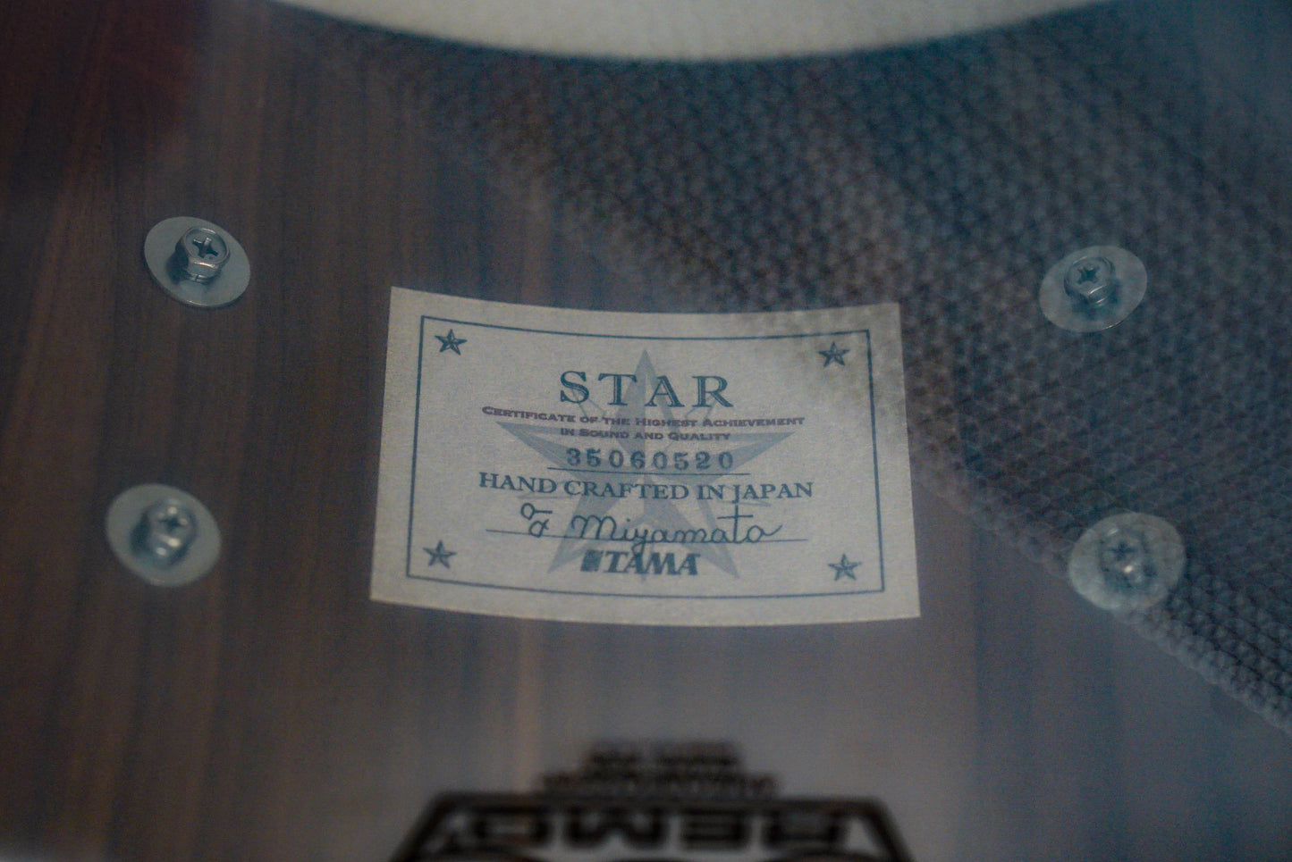 Tama 6.5x14" Star Walnut Snare Drum - Smoky Blue Mist