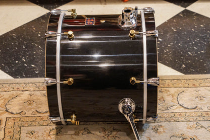 Canopus 14x18" RFM Maple Bass Drum - Black Lacquer