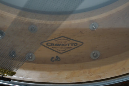 Craviotto 5.5x14" Private Reserve Birdseye Maple Snare Drum