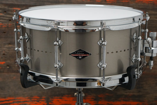 Craviotto 6x14" Solitaire Titanium Snare Drum - Pewter