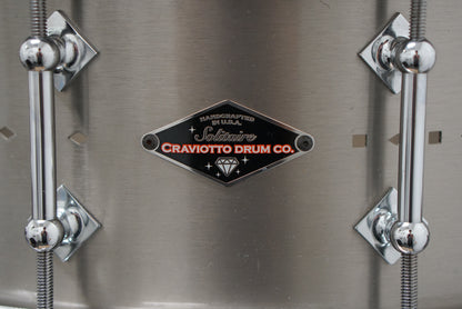 Craviotto 6x14" Solitaire Titanium Snare Drum - Pewter