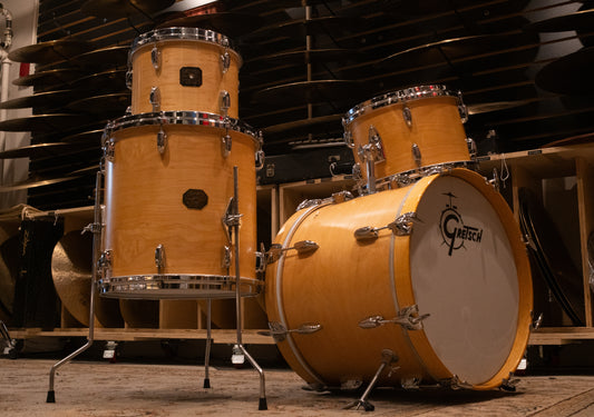 Gretsch 12/14/18" Drum Set - 1970s Satin Natural - Refin