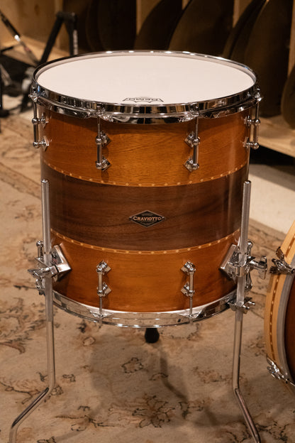 Craviotto 12/14/20" Walnut/Mahogany Drum Set - 2024