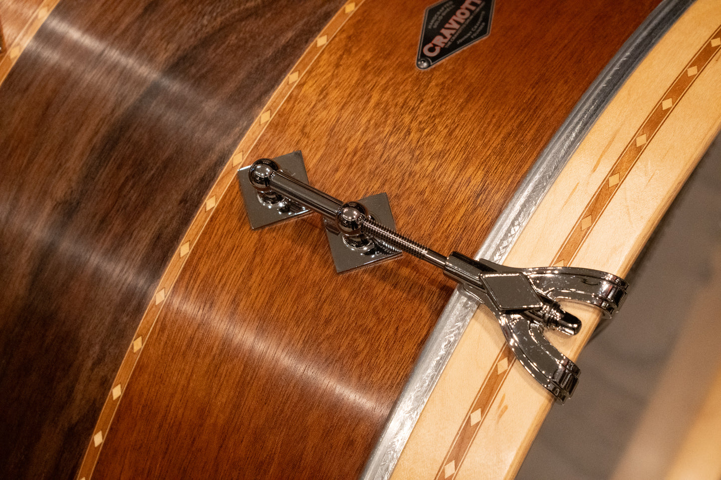 Craviotto 12/14/20" Walnut/Mahogany Drum Set - 2024