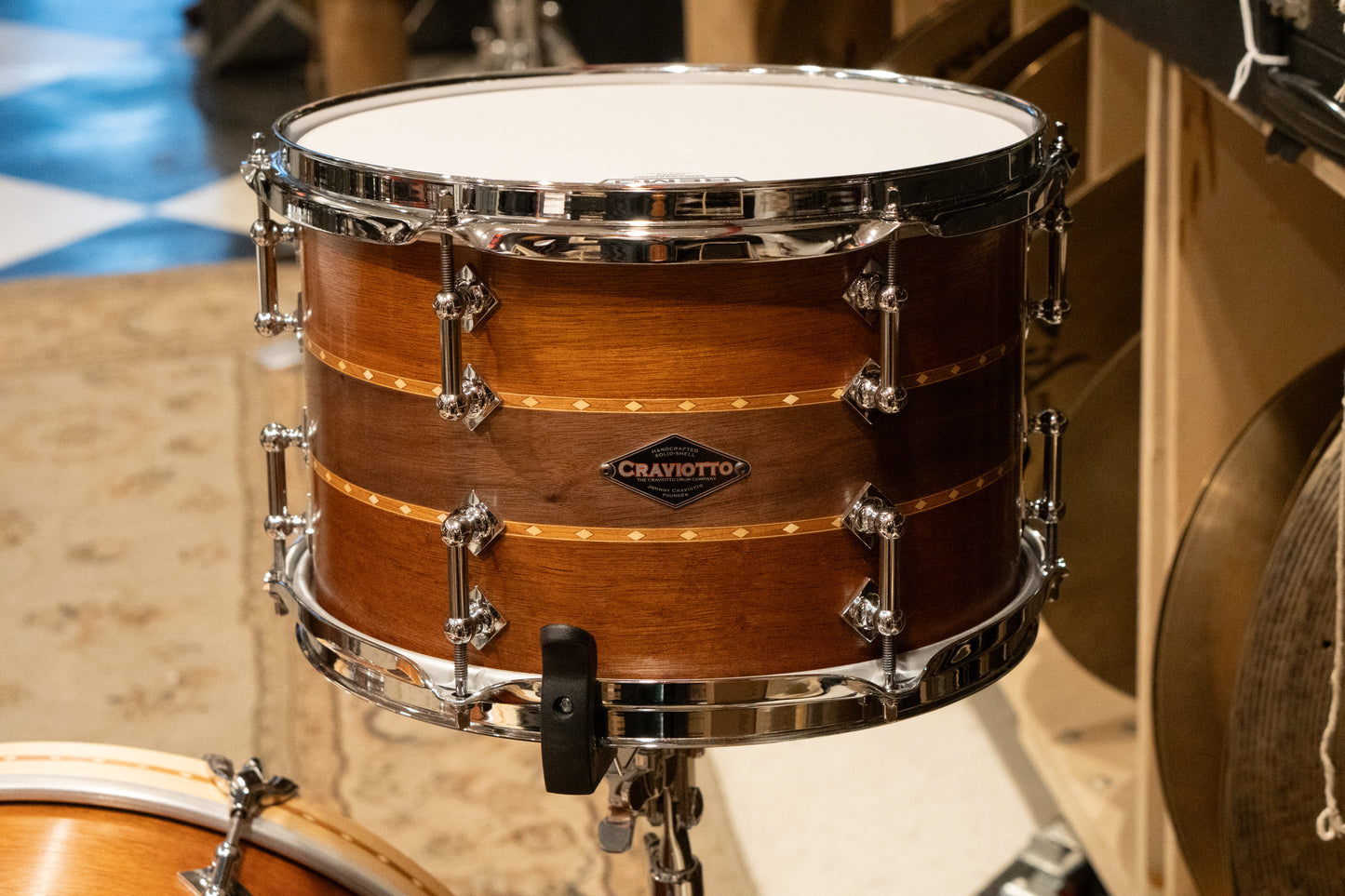 Craviotto 12/14/20" Walnut/Mahogany Drum Set - 2024