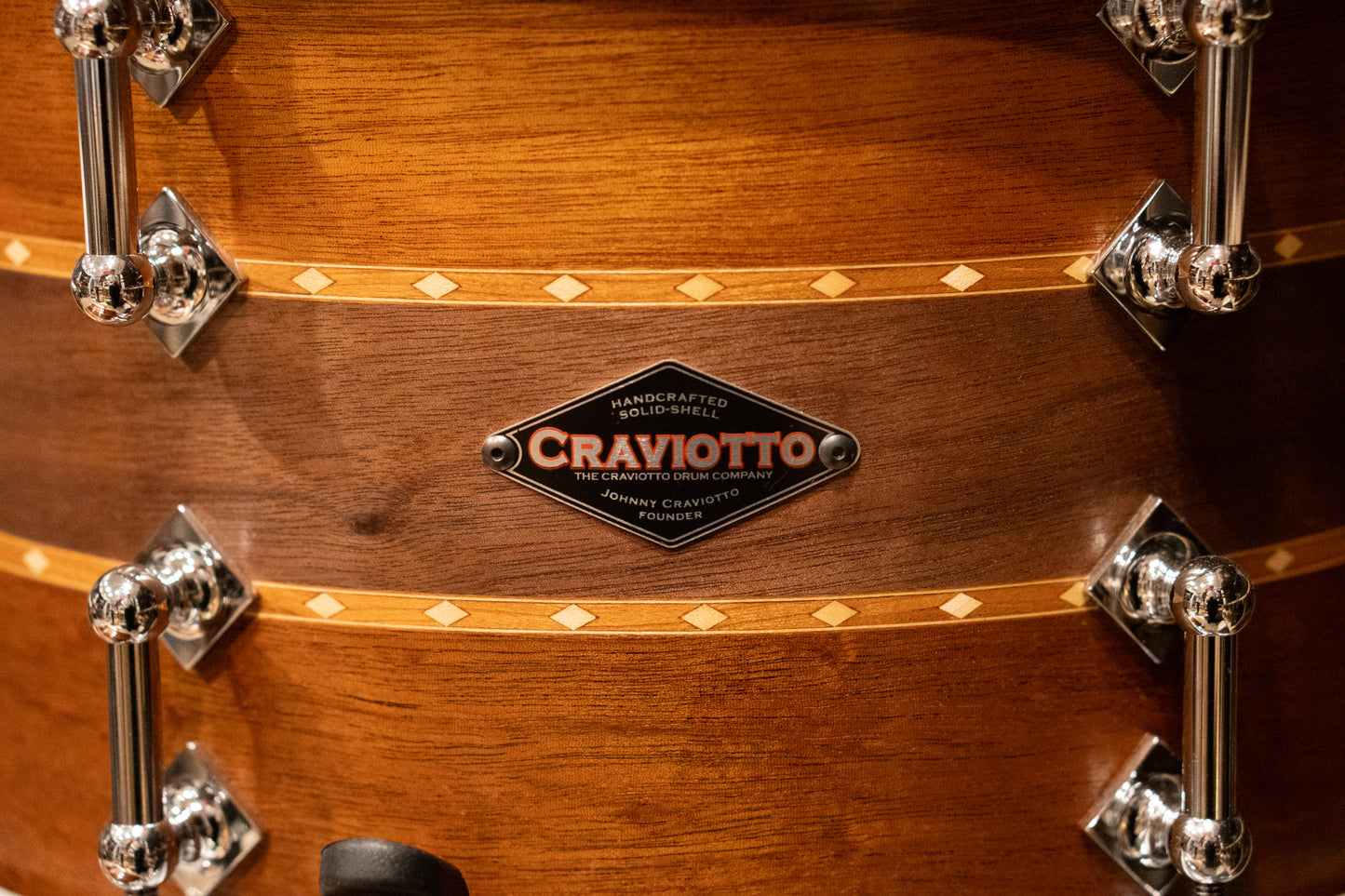 Craviotto 12/14/20" Walnut/Mahogany Drum Set - 2024