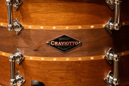 Craviotto 12/14/20" Walnut/Mahogany Drum Set - 2024