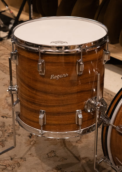 Rogers 12/14/18" Drum Set - 1970s Koa Veneer