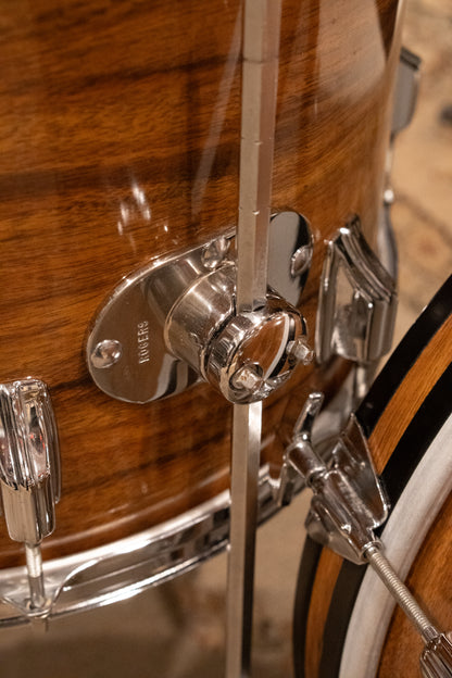 Rogers 12/14/18" Drum Set - 1970s Koa Veneer
