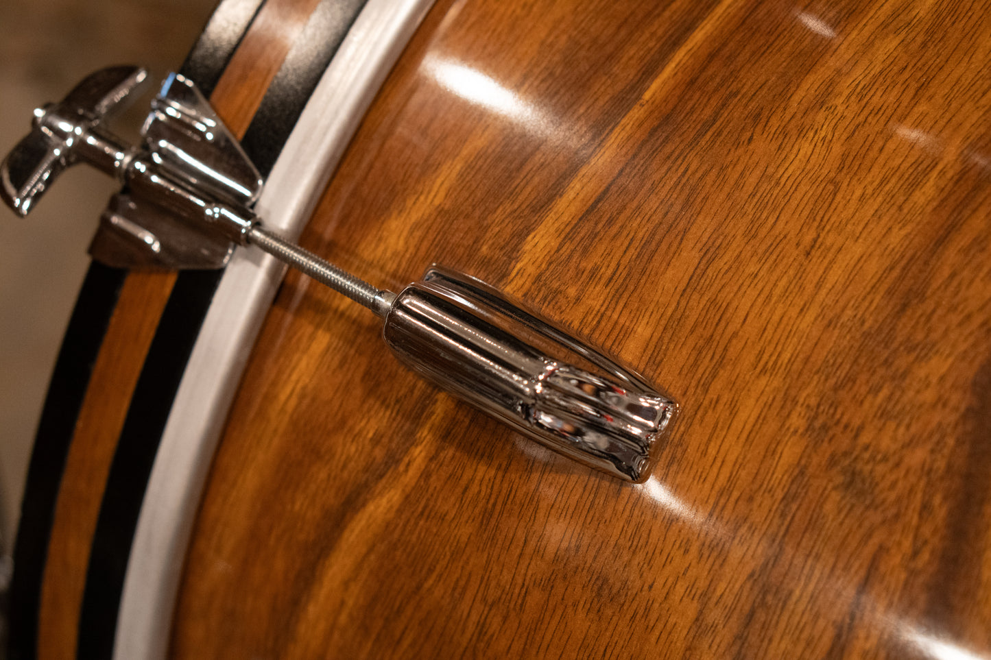 Rogers 12/14/18" Drum Set - 1970s Koa Veneer