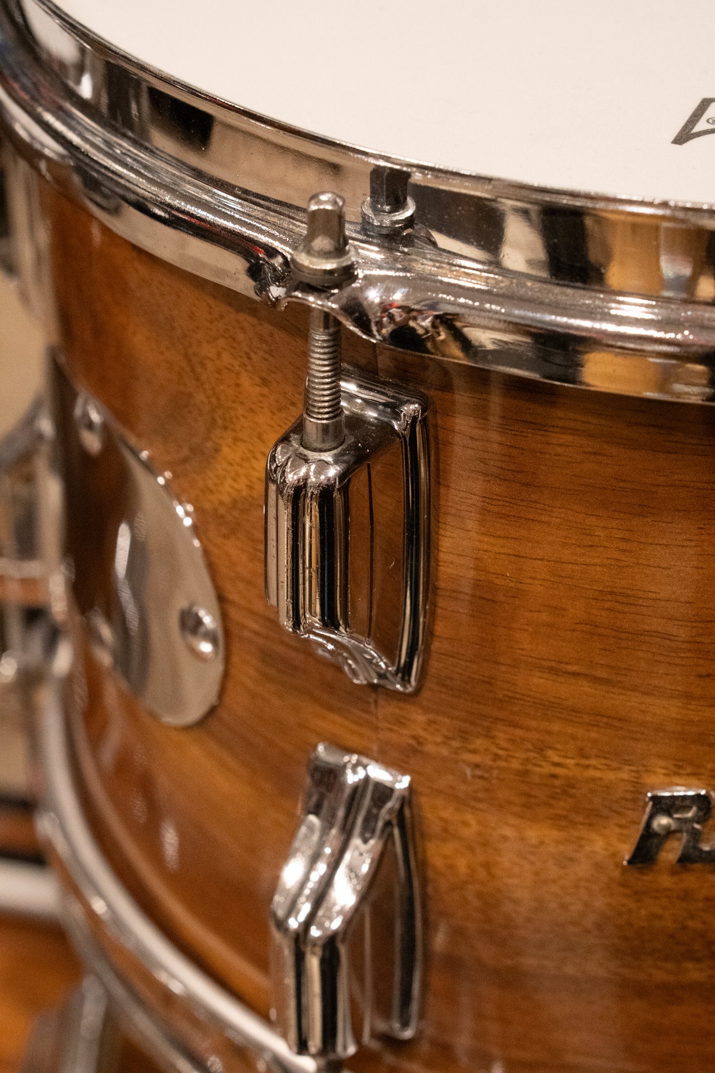 Rogers 12/14/18" Drum Set - 1970s Koa Veneer