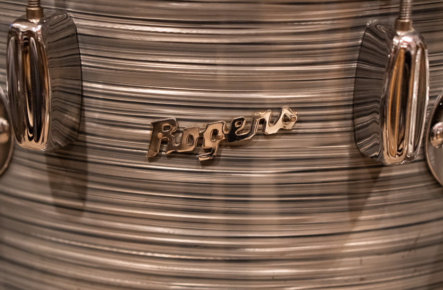 Rogers 12/14/20/5x14" Drum Set - 1960s Steel Grey Ripple Pearl