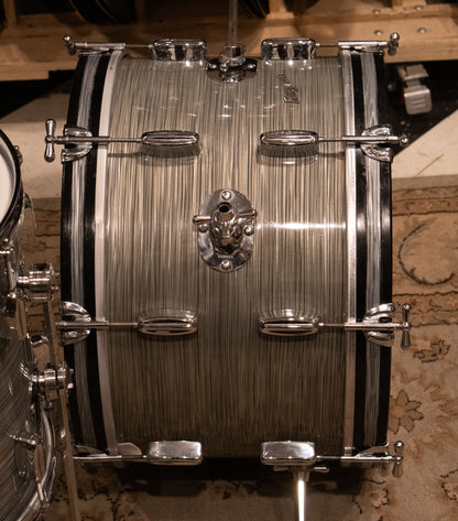 Rogers 12/14/20/5x14" Drum Set - 1960s Steel Grey Ripple Pearl