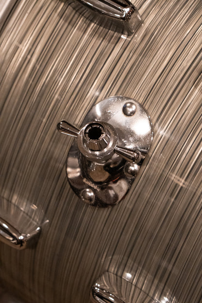 Rogers 12/14/20/5x14" Drum Set - 1960s Steel Grey Ripple Pearl