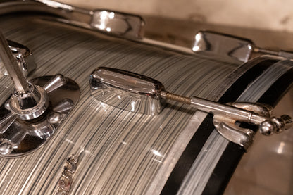 Rogers 12/14/20/5x14" Drum Set - 1960s Steel Grey Ripple Pearl