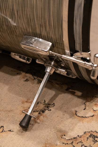 Rogers 12/14/20/5x14" Drum Set - 1960s Steel Grey Ripple Pearl