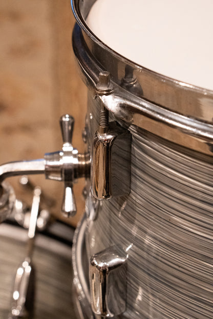 Rogers 12/14/20/5x14" Drum Set - 1960s Steel Grey Ripple Pearl