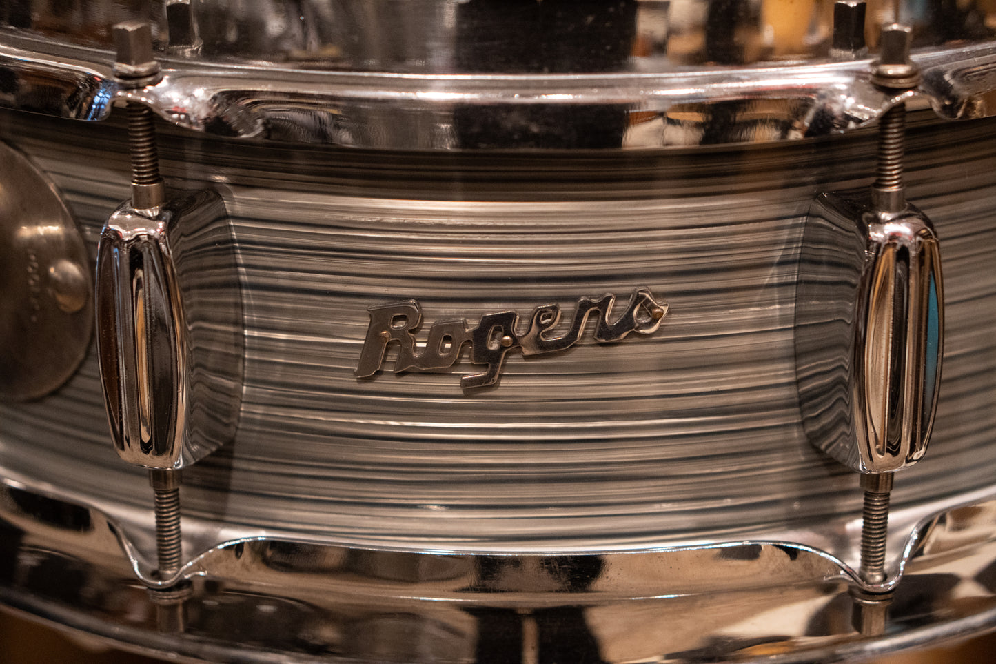 Rogers 12/14/20/5x14" Drum Set - 1960s Steel Grey Ripple Pearl