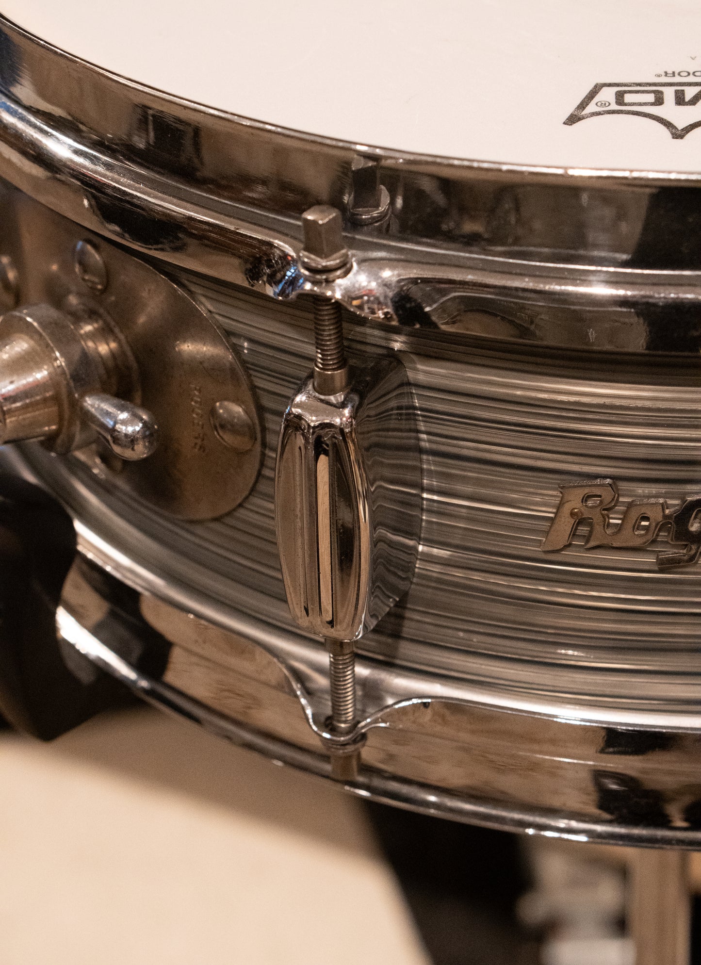 Rogers 12/14/20/5x14" Drum Set - 1960s Steel Grey Ripple Pearl