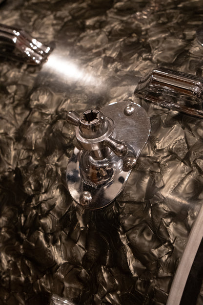 Rogers 12/14/20" Drum Set - 1960s - Black Diamond Pearl