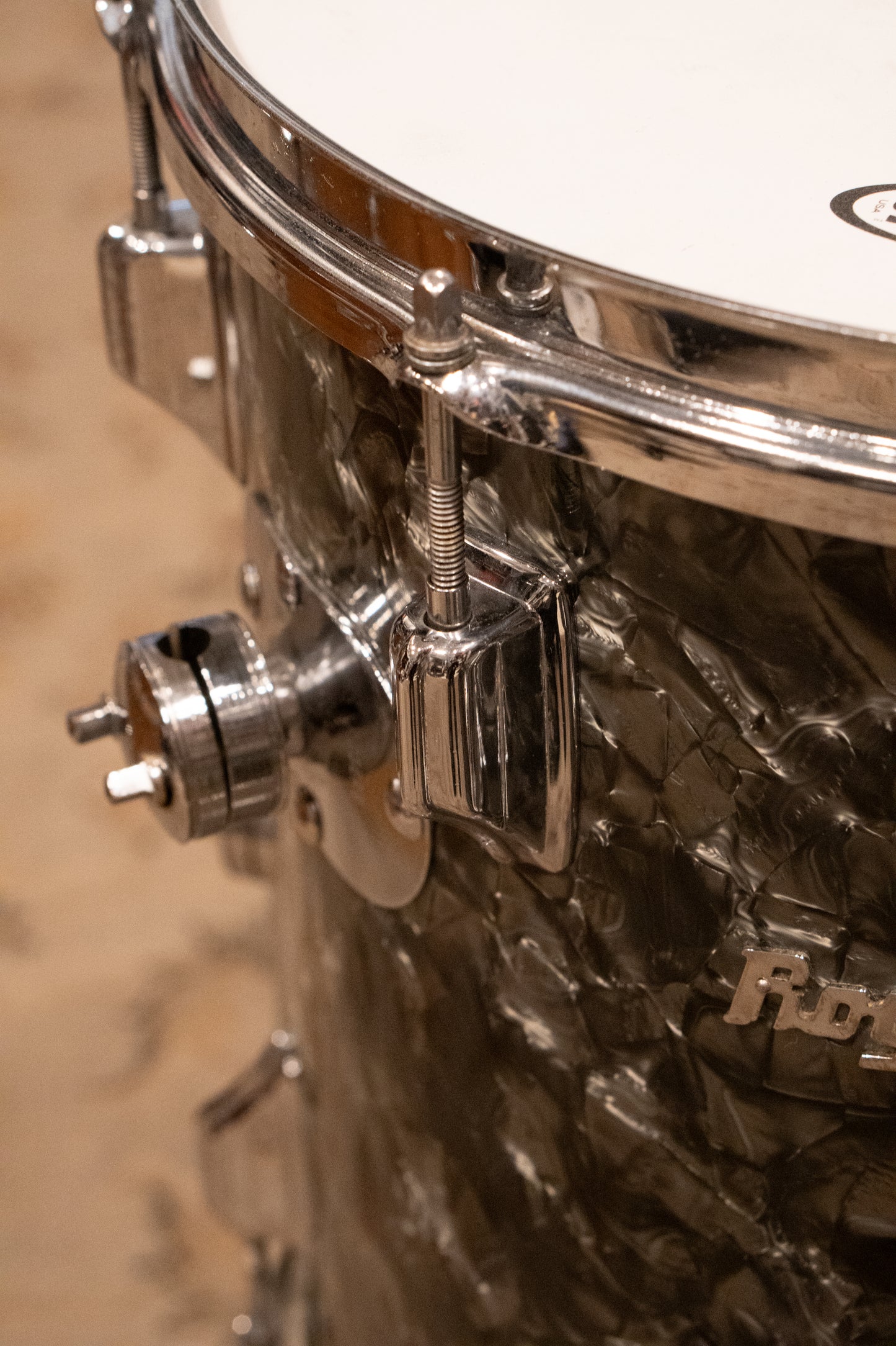 Rogers 12/14/20" Drum Set - 1960s - Black Diamond Pearl